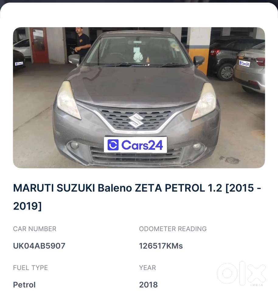 2018 Maruti Baleno Zeta