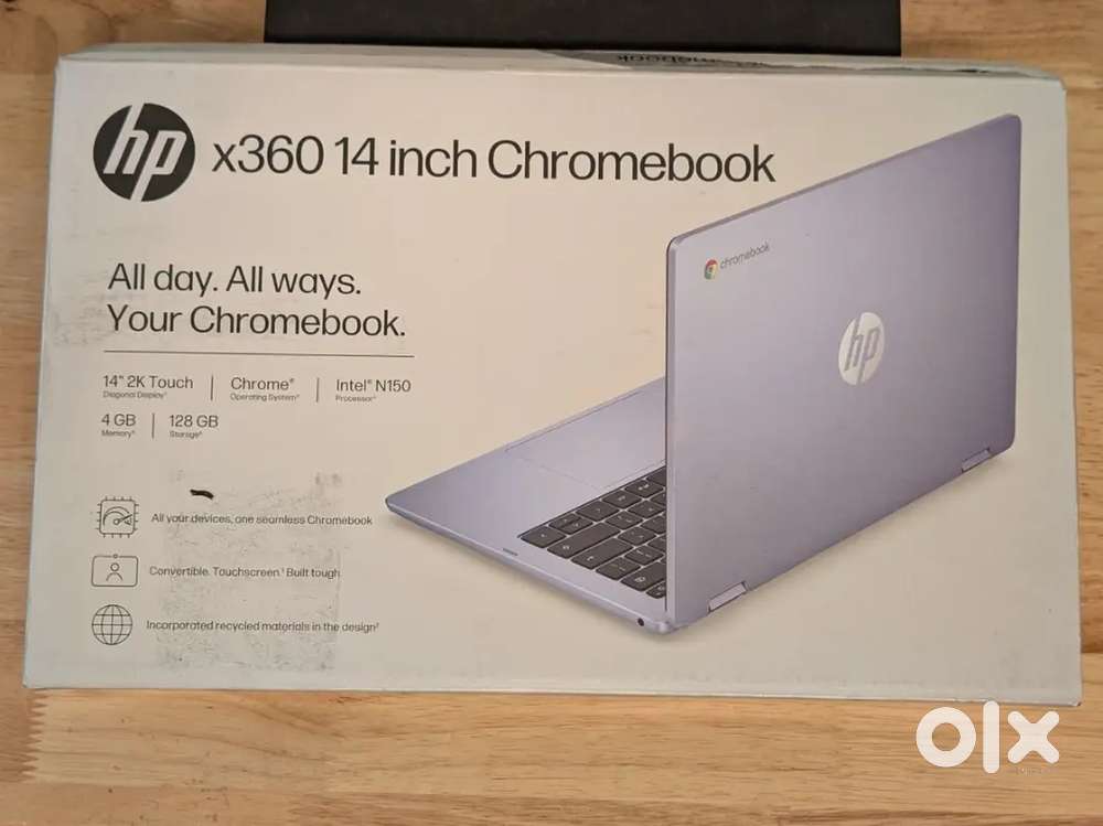 HP Chromebook x360 14 inch Intel N150 4GB 128GB UFS Intel Graphics
