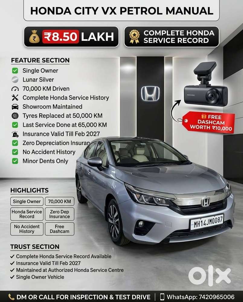 Honda City 2021 Petrol Well Maintained