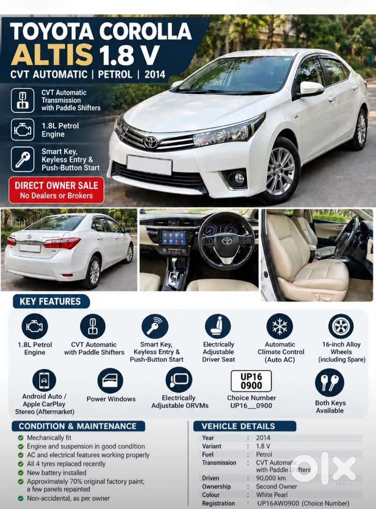 Toyota Corolla Altis 2014