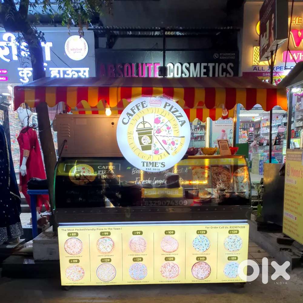 Momo Cart & Pizza Cart Ke liye Shop aur khaugalli me jagah chahiye.