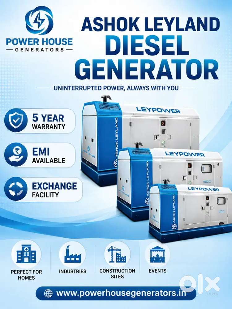 DIESEL GENERATOR - Used/New with EMI