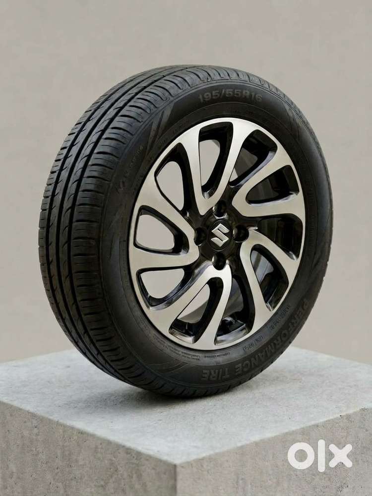 16 inch alloy wheel with tyre