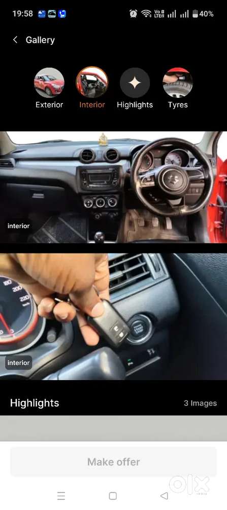 Maruti Suzuki Swift 2019 Petrol 78780 Km Driven