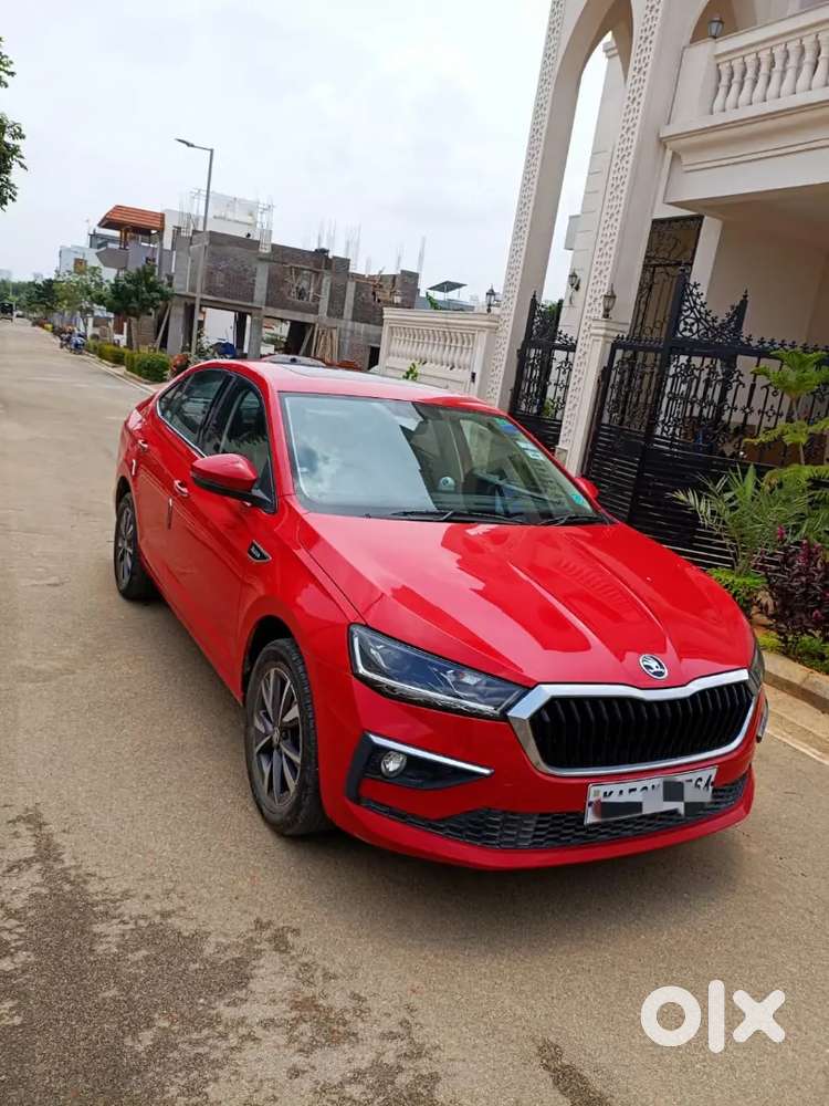 Skoda Slavia 1.0 Tsi Style Mt | Turbo Petrol | 2022 Model | Flash Red