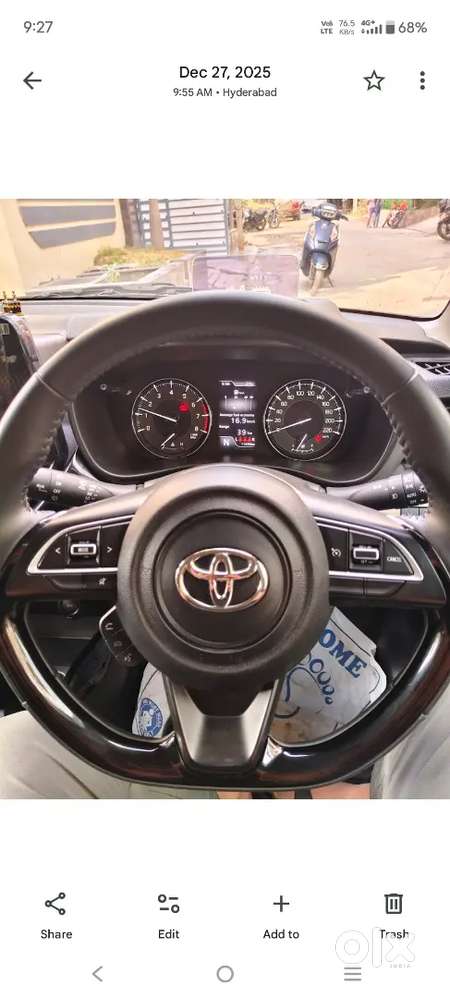 Toyota Glanza- V (top Model)  1.2 Amt 2024 For Sale