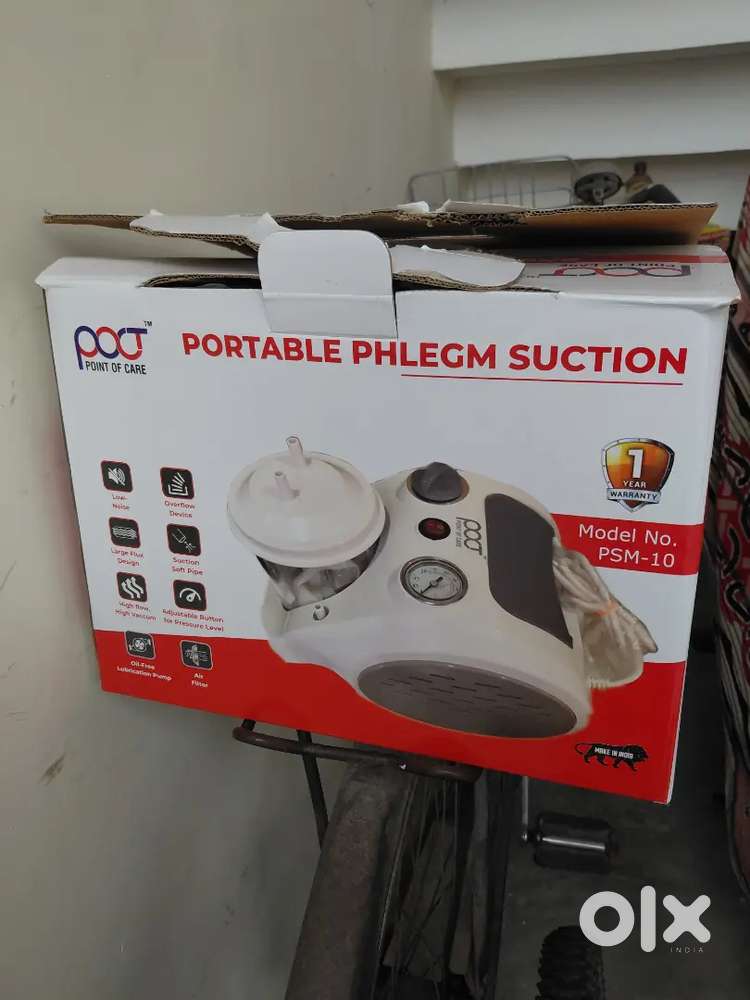 5 day use suction machine
