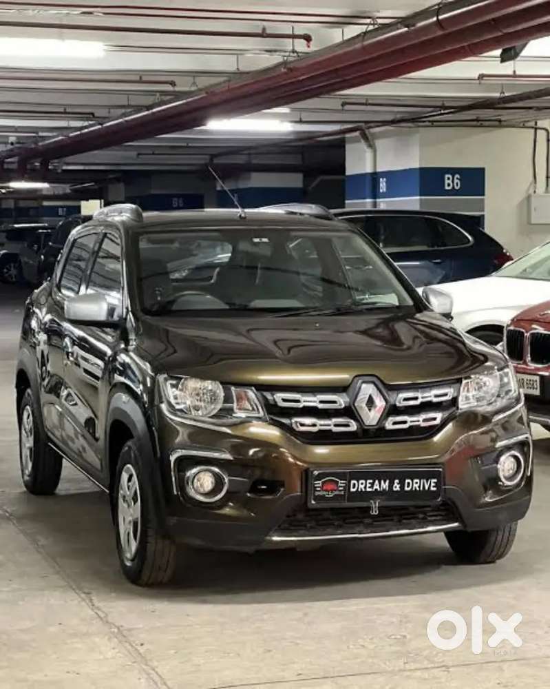 Kwid Automatic Brown Color, Up25 Bareilly Number, 68000 Kms, Amt