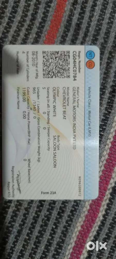 Chevrolet Beat 2010 Petrol 75000 Km Driven