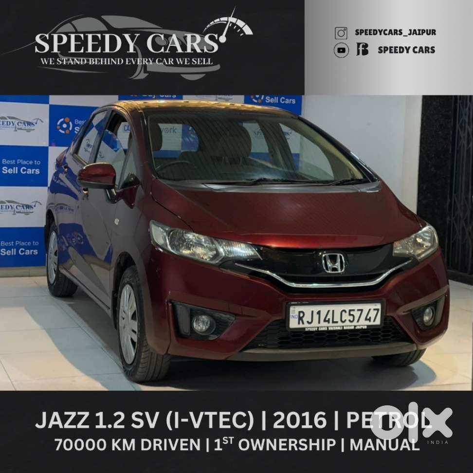 Honda Jazz 1.2 Sv I Vtec, 2016, Petrol