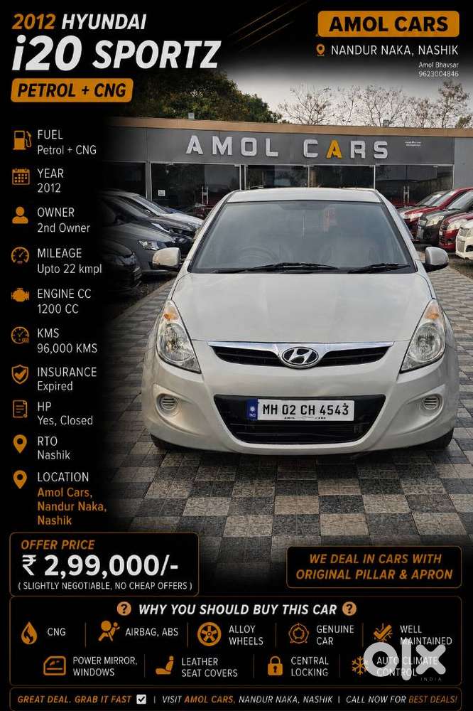 Hyundai I20 1.2 Spotz, 2012, Cng & Hybrids