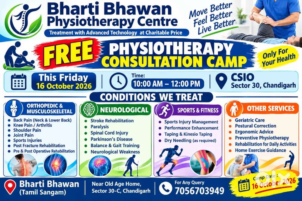 Need part time physiotherpist / physiothery traniee