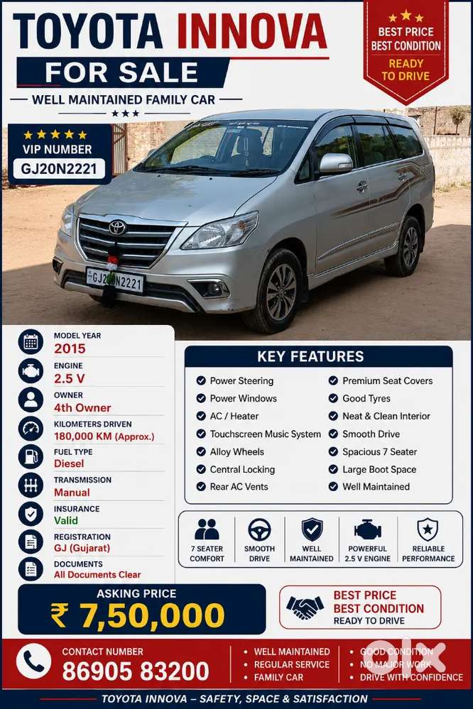 Good Condition Toyota Innova