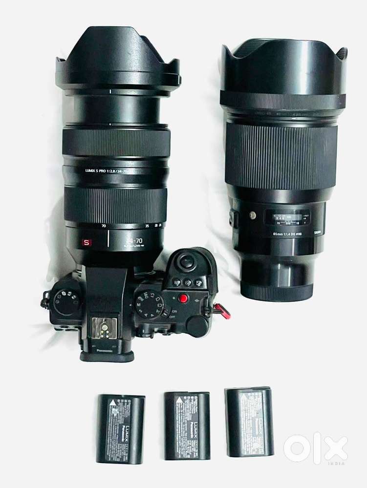 lumix camera S5MiiX with 24X70f2.8 spro lens ,85mmf1.4