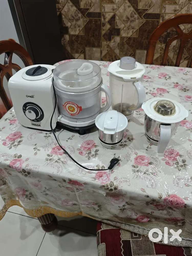 Inalsa food processor,garments steam press,rice cooker n walking