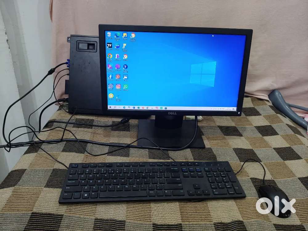 DELL i3 CPU & MONITOR with Vga & power cable