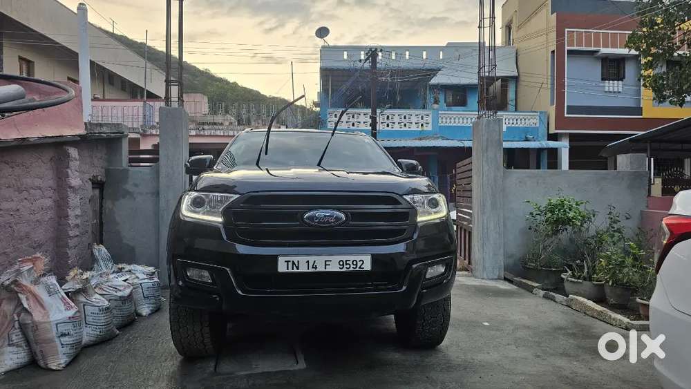 Ford Endeavour 2016 Diesel At Black Color Well Maintained