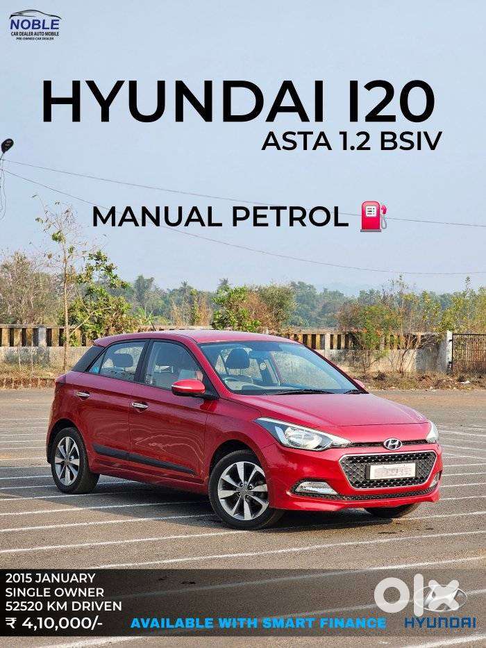 Hyundai I20 1.2 Asta, 2015, Petrol