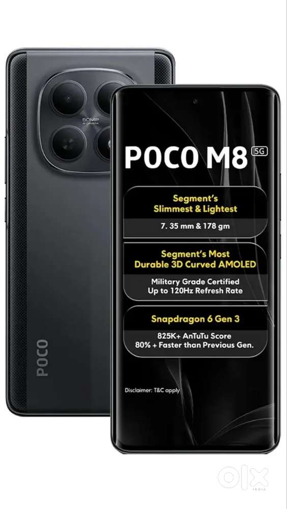 Poco M8 5G 6gb ram 128 rom