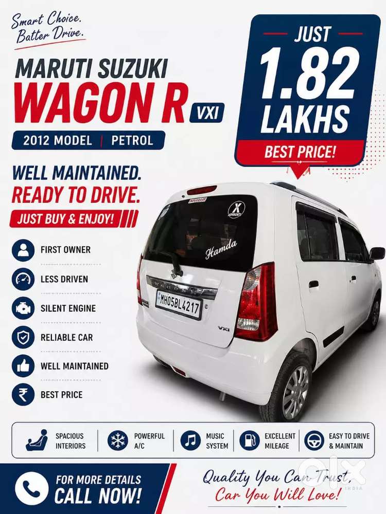 Wagon R  Vxi 2012 Single Owner