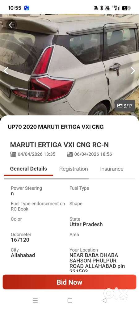 Maruti Suzuki Ertiga 2021 Cng & Hybrids Well Maintained