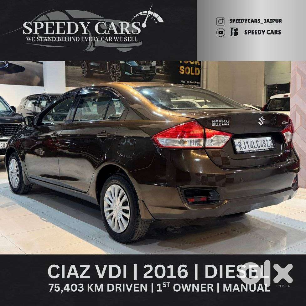 Maruti Suzuki Ciaz Vdi Plus, 2016, Diesel