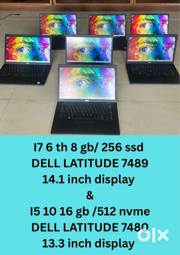 I7 & i5 Dell latitude series is available
