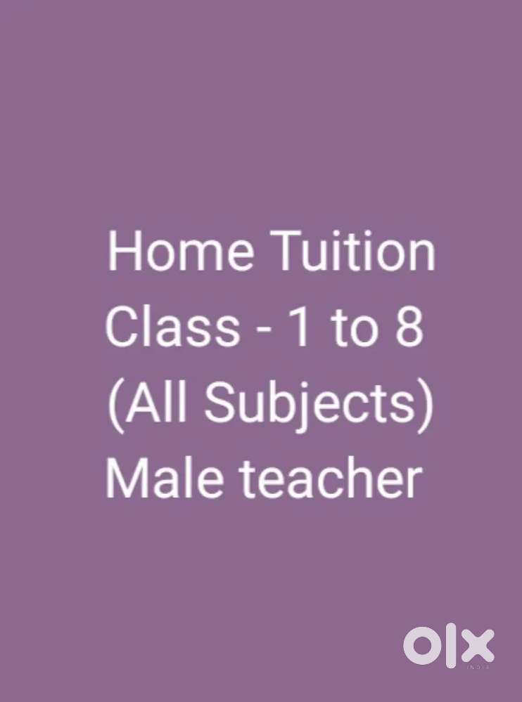 Home Tuition Available