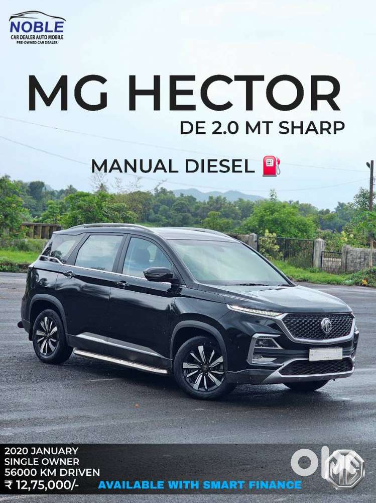 Mg Hector Sharp Diesel Mt, 2020, Diesel