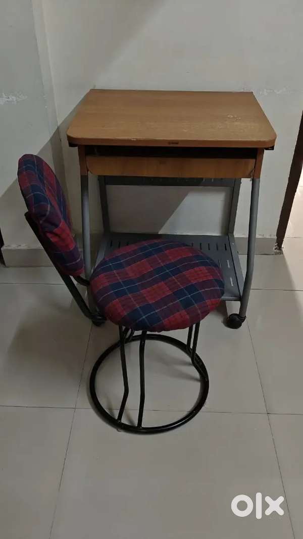 Computer table with chair