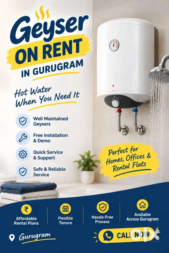 Geyser on rent in gurugram Rent2 me
