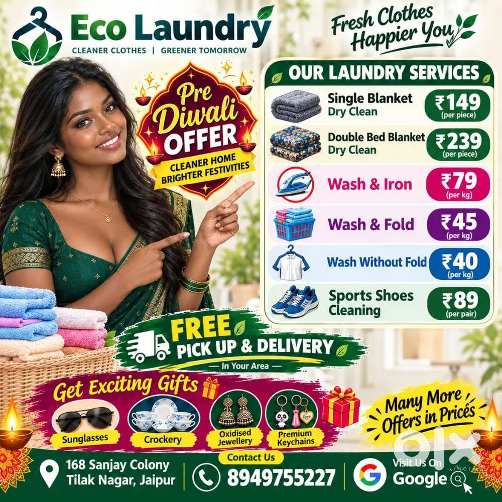 Laundry wash and drycleaners
