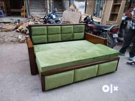 Wooden Sofa Cum Bed Buy Sell Used Furniture in Delhi OLX