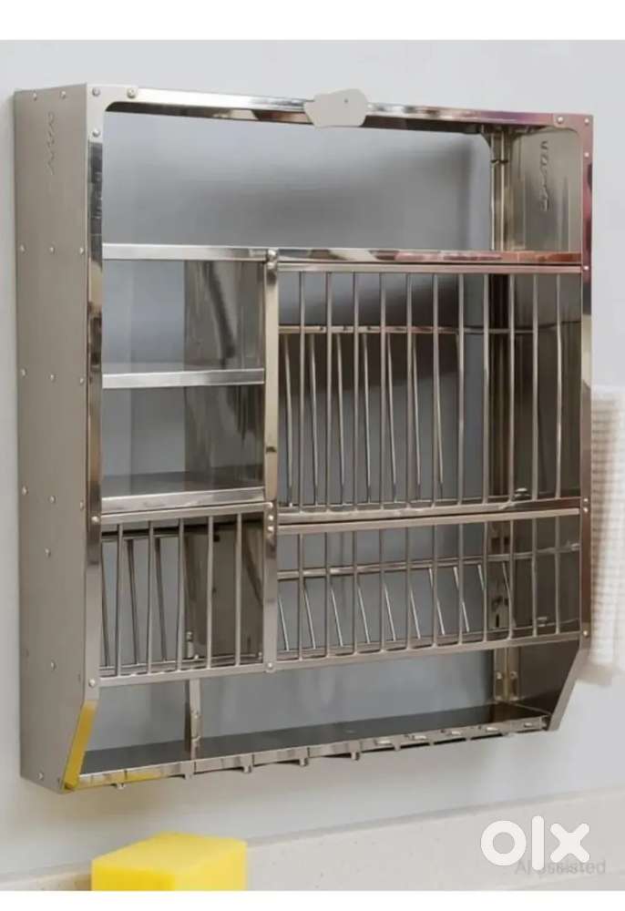 Dish drainer kitchen Rack utensil kitchen Rack steel wall
