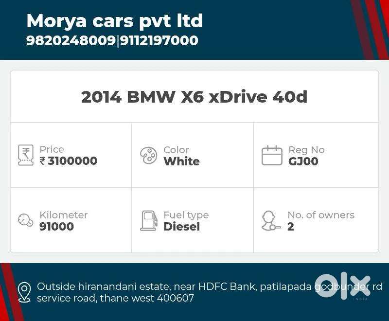 Bmw X6 3.0 Xdrive 40d, 2014, Diesel