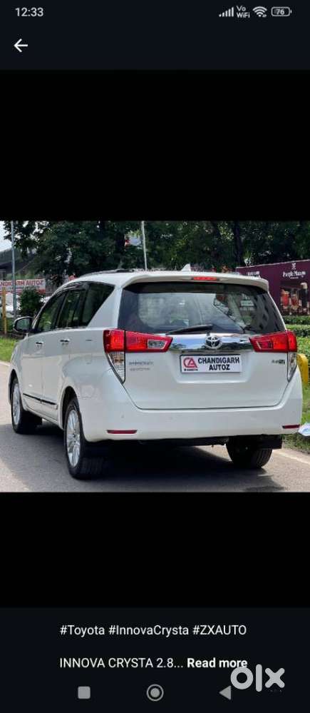 Toyota Innova Crysta 2.8 Zx At, 2019, Diesel