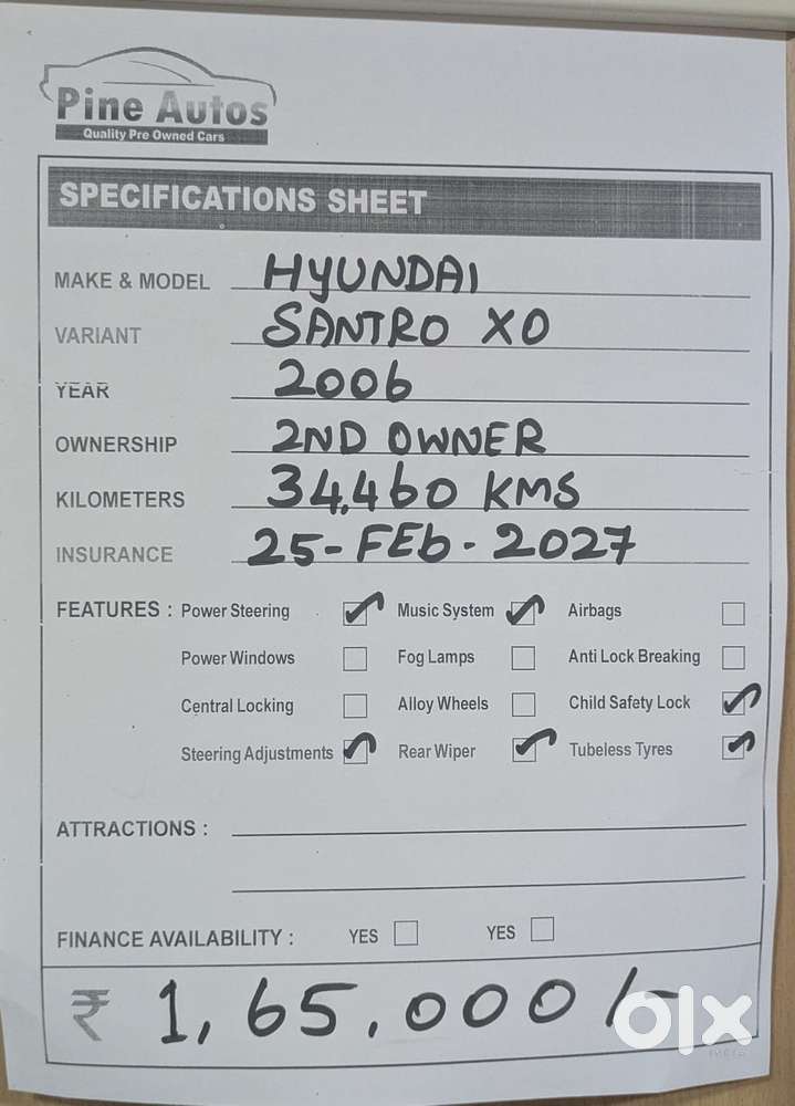 Hyundai Santro Xing Xl, 2006, Petrol