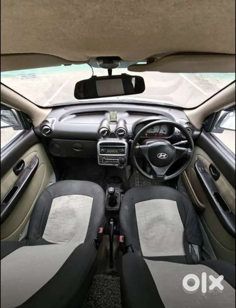 Cng Hyundai Santro Xing 2013 Petrol 85000 Km Driven Cng .and Child Ac