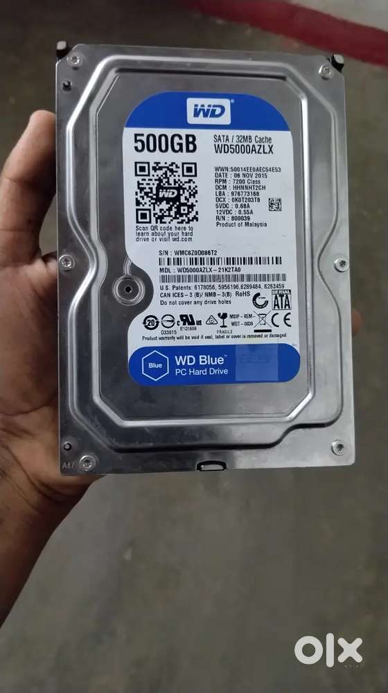 Wd Blue 500GB HDD ( No bargain)