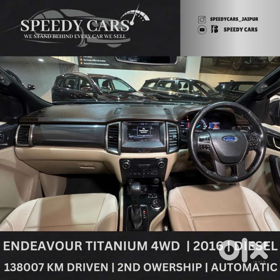 Ford Endeavour 3.2 Titanium 4x4 At, 2016, Diesel