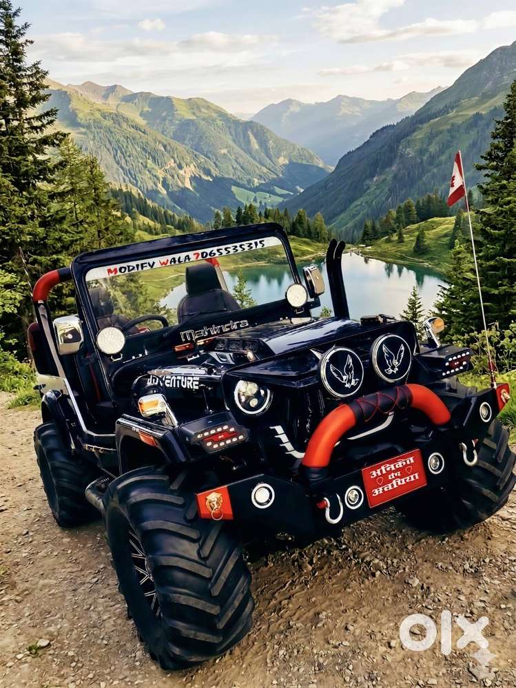 Mahindra Thar Open Old Jeep Vintage Jeep Modified Mm540 Major