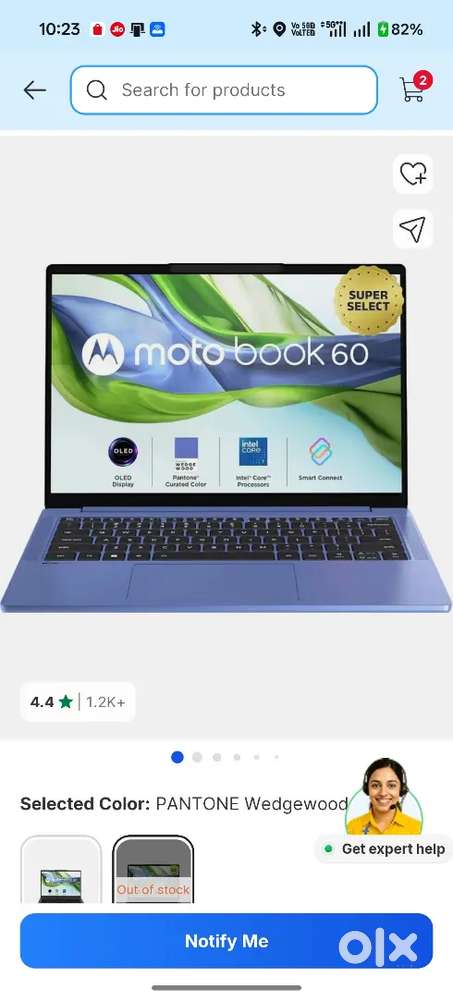 Motorola laptop 60 i7 16 GB 1 TB SSD