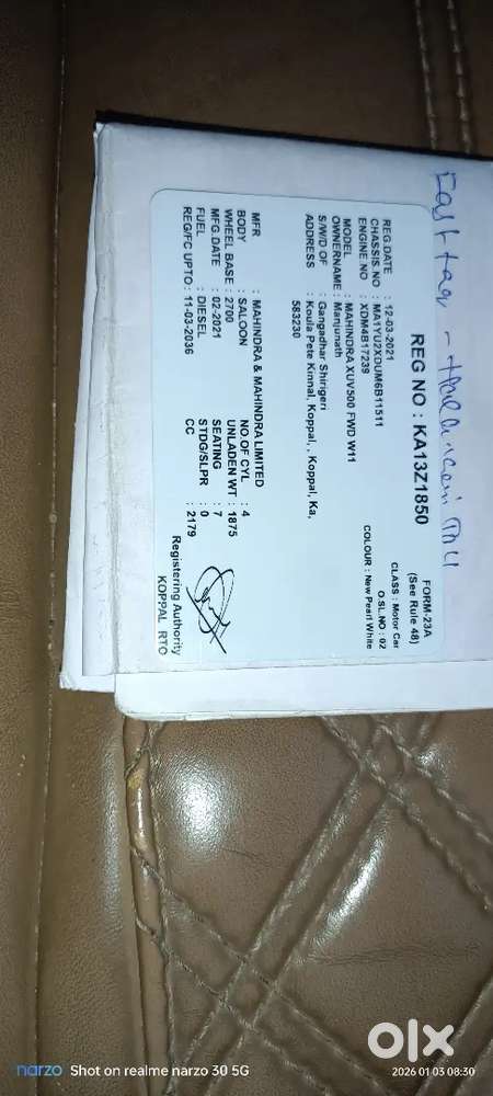 Mahendra Xuv 500w112021