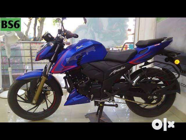 Apache 200 store blue colour