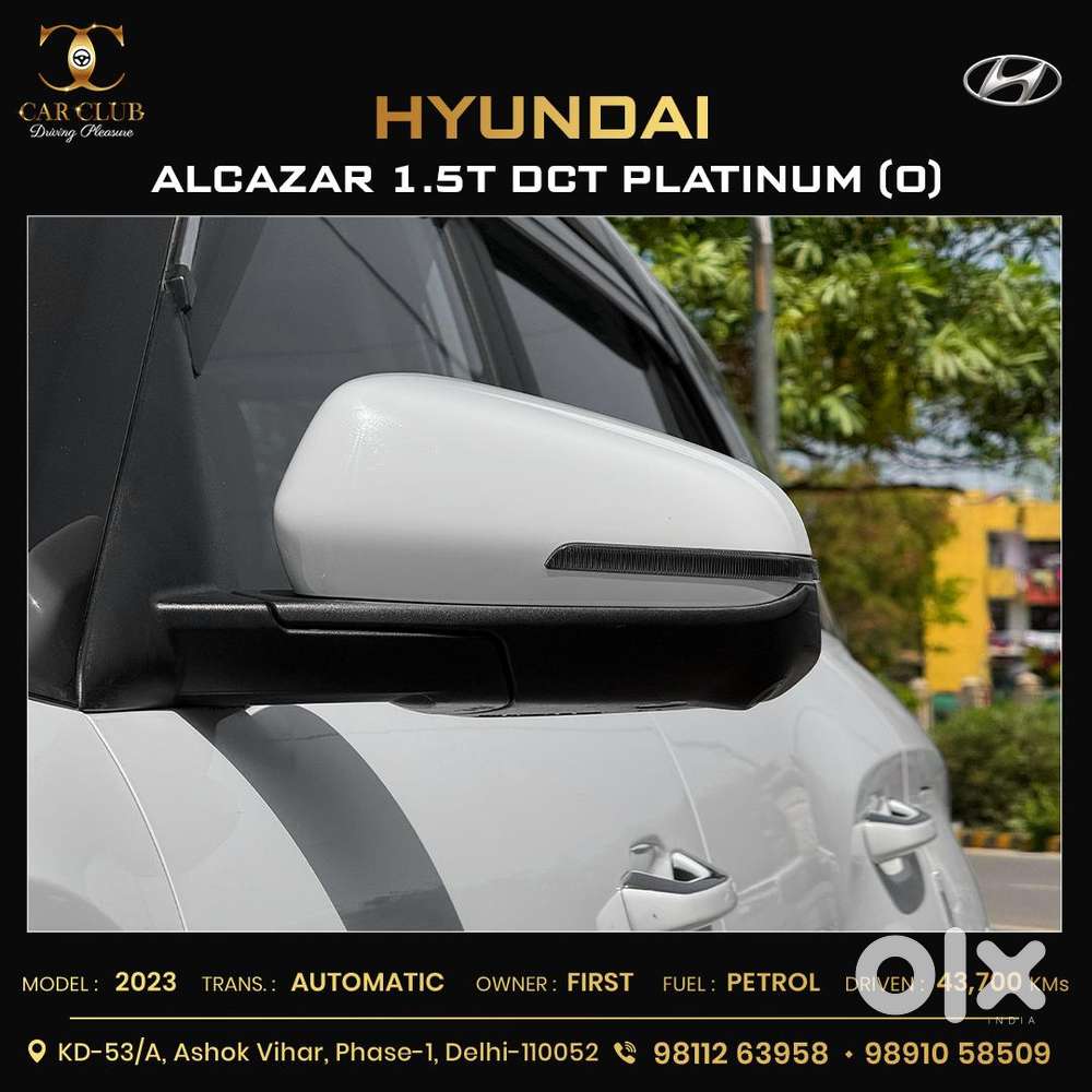 Hyundai Alcazar Platinum (o) 7 Str 1.5 Petrol Dct, 2023, Petrol