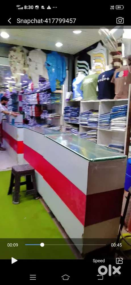 Ready made garments counter
