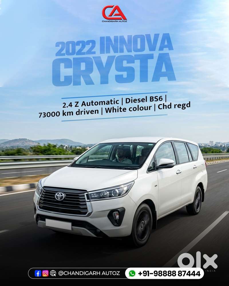 Toyota Innova Crysta [2020-ongoing] 2.4 Zx At 7 Str, 2022, Diesel
