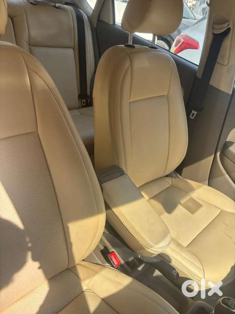 Skoda White Colour Car