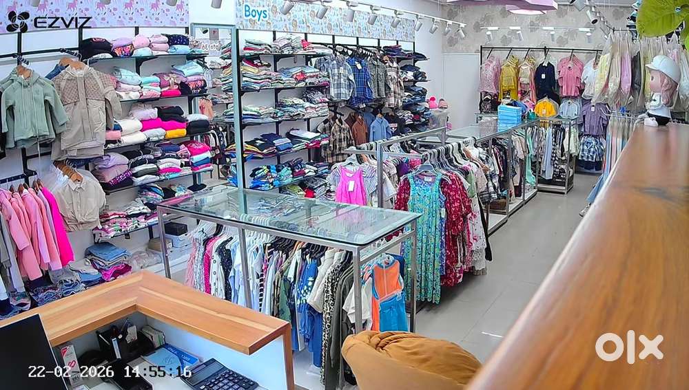 Running kids wear business for sale