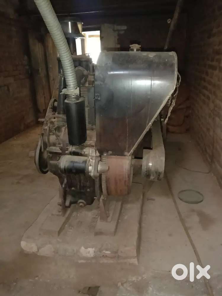 Vintage diesel chakki engine